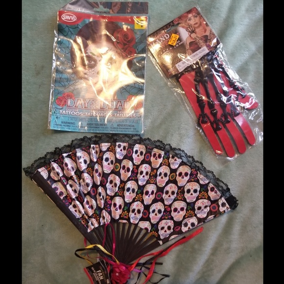 Day Of The Dead Girl Halloween set - Picture 5 of 8